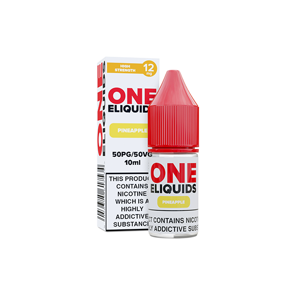 12mg One E-Liquids Flavoured Nicotine E-Liquid 10ml (50VG/50PG)