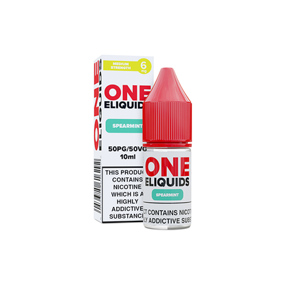 6mg One E-Liquids Flavoured Nicotine E-Liquid 10ml (50VG/50PG) | One Eliquids | Hall of Vape |  | Vaping Products