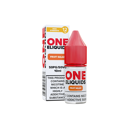 12mg One E-Liquids Flavoured Nicotine E-Liquid 10ml (50VG/50PG) | One Eliquids | Hall of Vape |  | Vaping Products