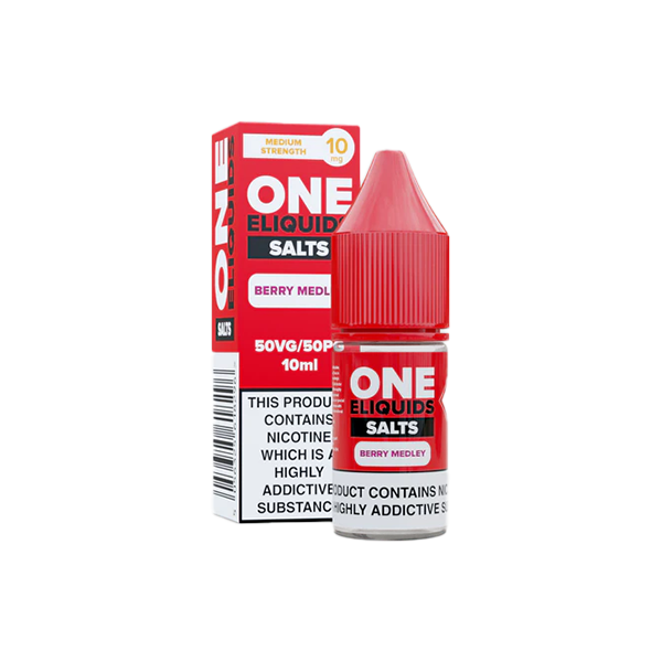 10mg One E-Liquids Flavoured Nic Salts 10ml (50VG/50PG) | One Eliquids | Hall of Vape |  | Vaping Products