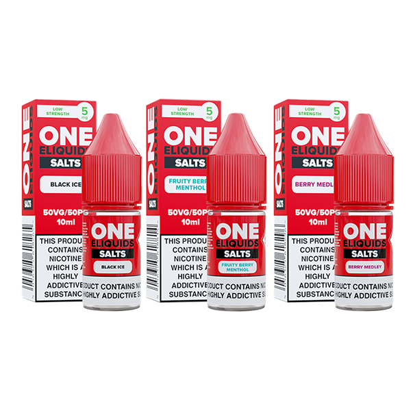 5mg One E-Liquids Flavoured Nic Salt 10ml (50VG/50PG) | One Eliquids | Hall of Vape |  | Vaping Products