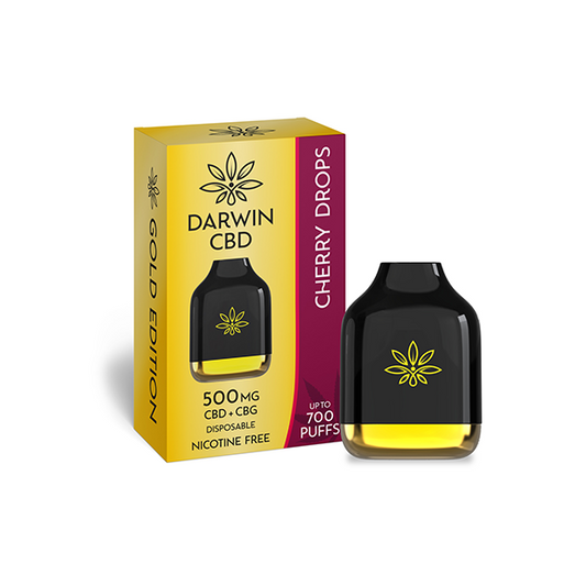 Darwin 500mg CBD + CBG Cube Disposable 700 Puffs | Darwin | Hall of Vape |  | CBD Products