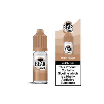 Bear Pro Max 75ml Longfill Bar Series includes 4X 20mg Bar Salts