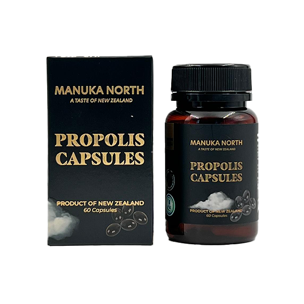 Manuka North Propolis Capsules - 60 Caps | Manuka North | Hall of Vape |  | Nootropics & Supplements