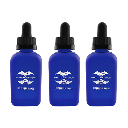 0mg Avant Garde E-liquid Superhero Range Range Glass Shortfill 50ml (Various VG/PG)