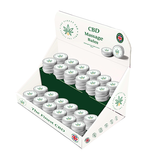 The Finest Balm CBD Massage Balm CDU Bundle x48 Units | The Finest Balm | Hall of Vape |  | CBD Products