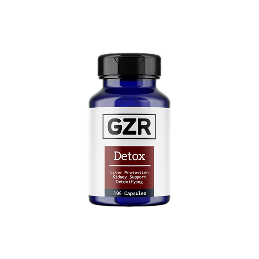 GZR 750mg Detox 100 Capsules | GZR | Hall of Vape |  | Nootropics & Supplements