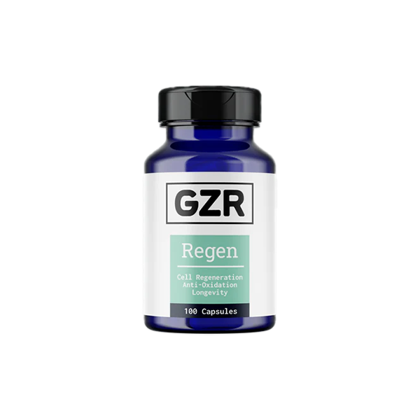 GZR 750mg Regen 100 Capsules | GZR | Hall of Vape |  | Nootropics & Supplements