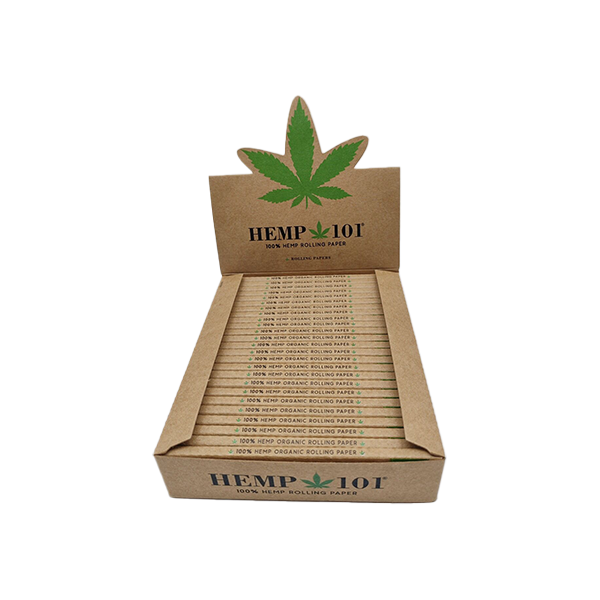 Hemp 101 King Size 100% Hemp Slim Rolling Papers | Hemp 101 | Hall of Vape |  | Smoking Products