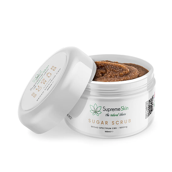 Supreme CBD 500mg Sugar Scrub - 100ml | Supreme CBD | Hall of Vape |  | CBD Products