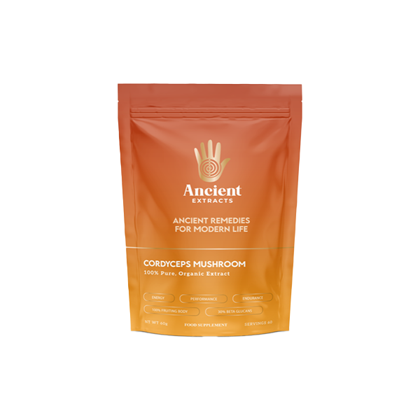 Ancient Extracts Organic Cordyceps Powder - 60g | Ancient Extracts | Hall of Vape |  | Nootropics & Supplements