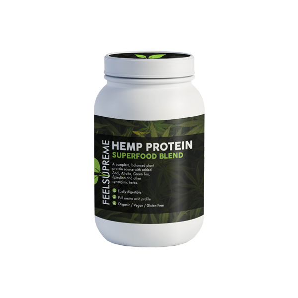 Feel Supreme Hemp Protein Superfood Blend - 500g | Feel Supreme | Hall of Vape |  | CBD Products