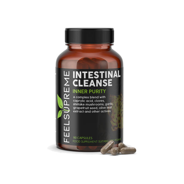 Feel Supreme Intestinal Cleanse Inner Purity Capsules - 90 Caps | Feel Supreme | Hall of Vape |  | CBD Products