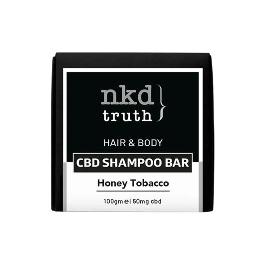 NKD 50mg CBD Speciality Body & Hair Shampoo Bar 100g - Honey Tobacco | NKD | Hall of Vape |  | CBD Products