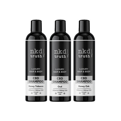 NKD 150mg CBD Hair and Body Shampoo 250ml