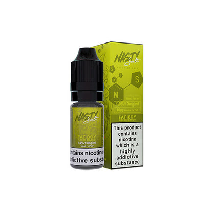 10mg Nasty Salts 10ml Nic Salts (50VG/50PG) | Nasty Juice | Hall of Vape |  | Vaping Products