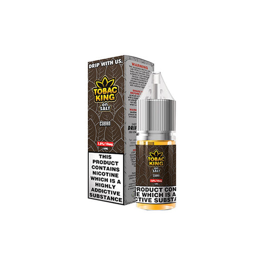 10mg Tobac King Salts By Drip More 10ml Nic Salts (50VG/50PG) | Drip More | Hall of Vape |  | Vaping Products