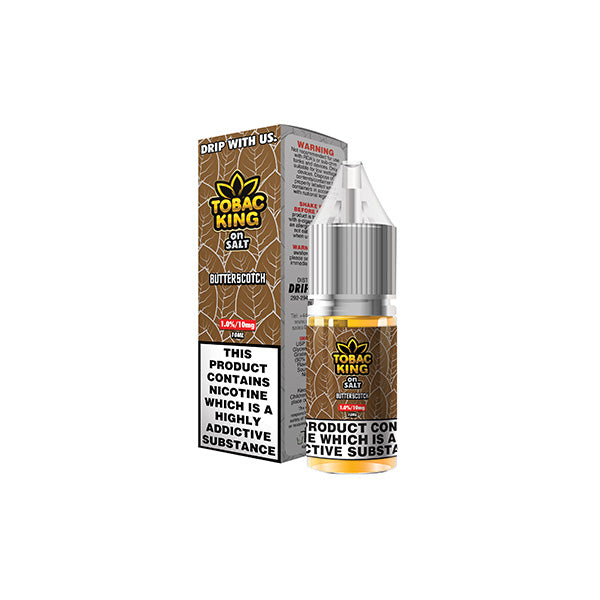 10mg Tobac King Salts By Drip More 10ml Nic Salts (50VG/50PG) | Drip More | Hall of Vape |  | Vaping Products