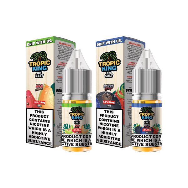 10mg Tropic King Salts By Drip More 10ml Nic Salts (50VG/50PG) | Drip More | Hall of Vape |  | Vaping Products