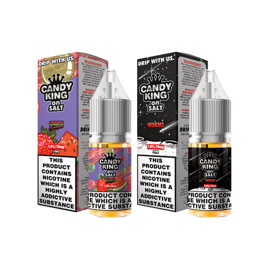 20mg Candy King Salts By Drip More 10ml Nic Salts (50VG/50PG) | Drip More | Hall of Vape |  | Vaping Products