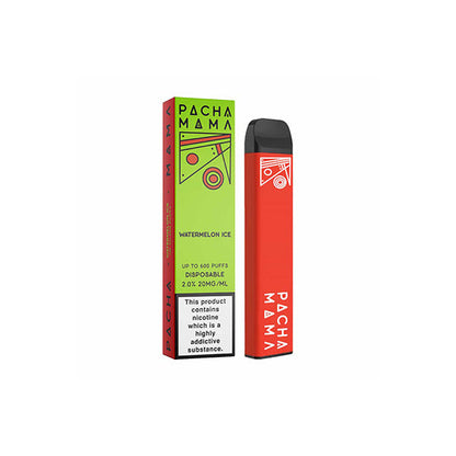 20mg Pacha Mama Disposable Vaping Device 600 Puffs | Pachamama | Hall of Vape |  | Vaping Products