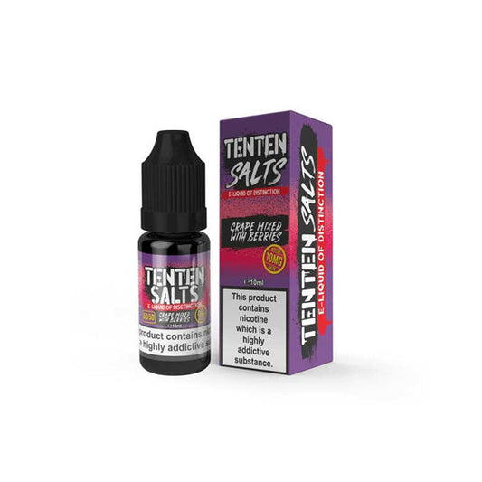 20mg TenTen 10ml Nic Salts (50VG/50PG) | TenTen | Hall of Vape |  | Vaping Products