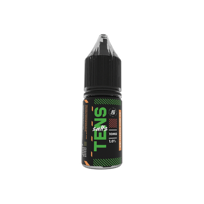 10mg Tens Salts 10ml Nic Salts (50VG/50PG) - (Full Box) Pack Of 10 | Tens | Hall of Vape |  | Vaping Products