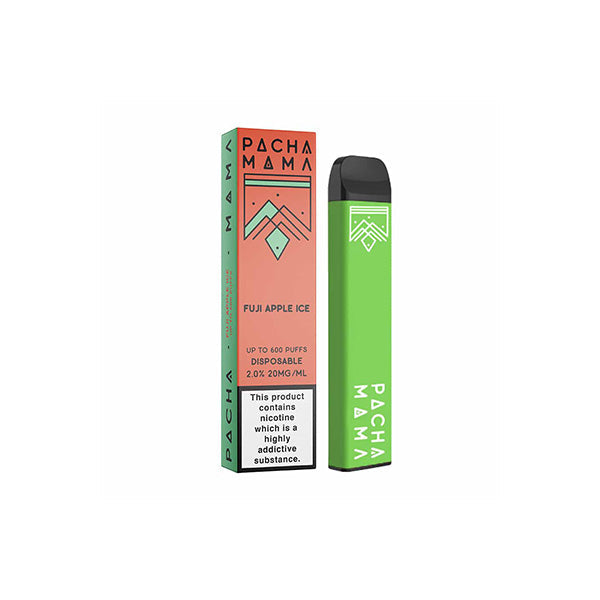 20mg Pacha Mama Disposable Vaping Device 600 Puffs | Pachamama | Hall of Vape |  | Vaping Products