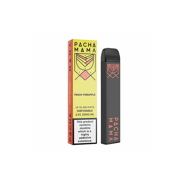 20mg Pacha Mama Disposable Vaping Device 600 Puffs | Pachamama | Hall of Vape |  | Vaping Products