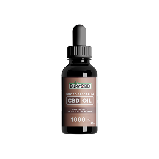 Bullet CBD 1000mg Broad Spectrum CBD Oil - 30ml | Bullet CBD | Hall of Vape |  | CBD Products