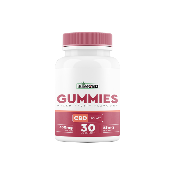 Bullet CBD 750mg CBD Isolate Gummies - 30 Pieces | Bullet CBD | Hall of Vape |  | CBD Products