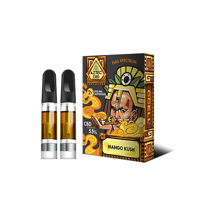 Aztec CBD 2 x 1000mg Cartridge Kit - 1ml | Aztec CBD | Hall of Vape |  | CBD Products