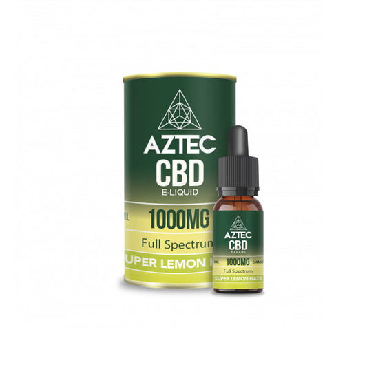 Aztec CBD 1000mg CBD Vaping Liquid 10ml (50PG/50VG) | Aztec CBD | Hall of Vape |  | CBD Products