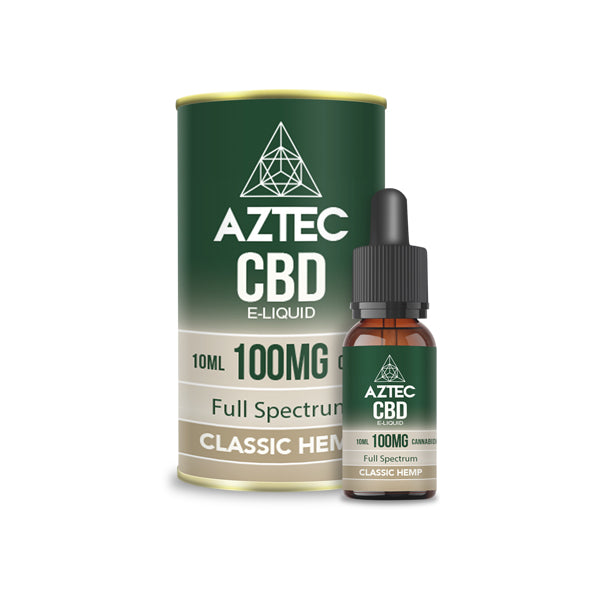 Aztec CBD 100mg CBD Vaping Liquid 10ml (50PG/50VG) | Aztec CBD | Hall of Vape |  | CBD Products