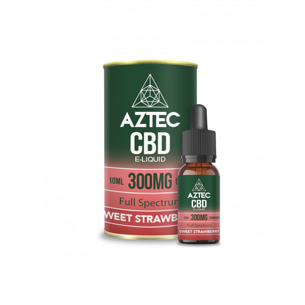 Aztec CBD 300mg CBD Vaping Liquid 10ml (50PG/50VG) | Aztec CBD | Hall of Vape |  | CBD Products