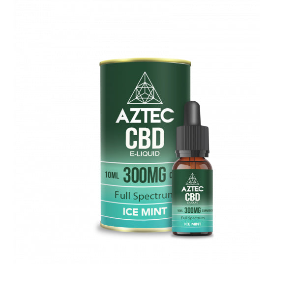 Aztec CBD 300mg CBD Vaping Liquid 10ml (50PG/50VG) | Aztec CBD | Hall of Vape |  | CBD Products