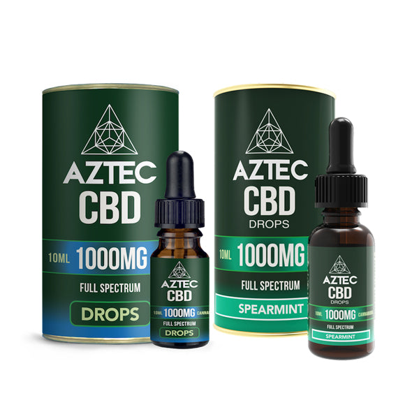 Aztec CBD Full Spectrum Hemp Oil 1000mg CBD 10ml | Aztec CBD | Hall of Vape |  | CBD Products