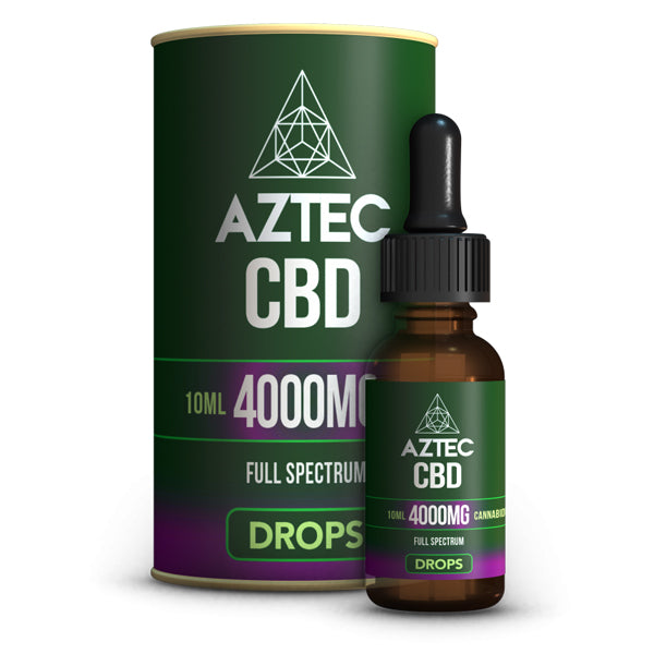 Aztec CBD Full Spectrum Hemp Oil 4000mg CBD 10ml | Aztec CBD | Hall of Vape |  | CBD Products