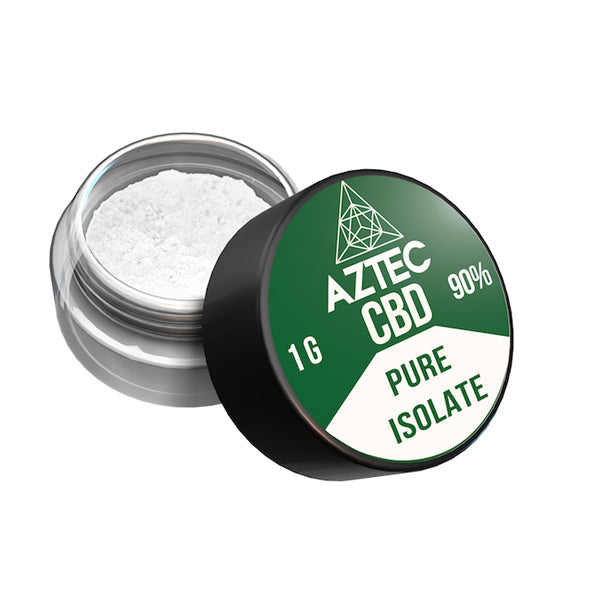 Aztec CBD Isolate 90% 1000mg CBD - 1g | Aztec CBD | Hall of Vape |  | CBD Products