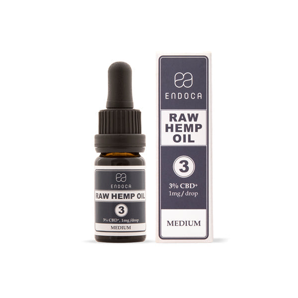 Endoca 300mg CBD+CBDa RAW Hemp Oil Drops 10ml | Endoca | Hall of Vape |  | CBD Products