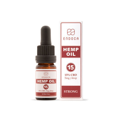 Endoca 1500mg Hemp Oil Drops 10ml | Endoca | Hall of Vape |  | CBD Products