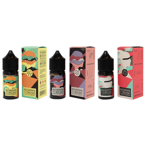 Pachamama 500mg CBD Vaping Liquid 30ml (70PG/30VG) | Pachamama | Hall of Vape |  | CBD Products