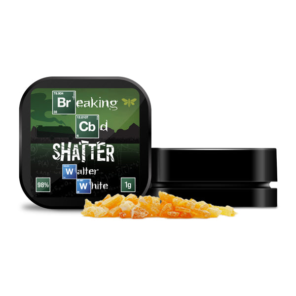 Breaking CBD 98% CBD Shatter - 1g | Breaking Bad | Hall of Vape |  | CBD Products