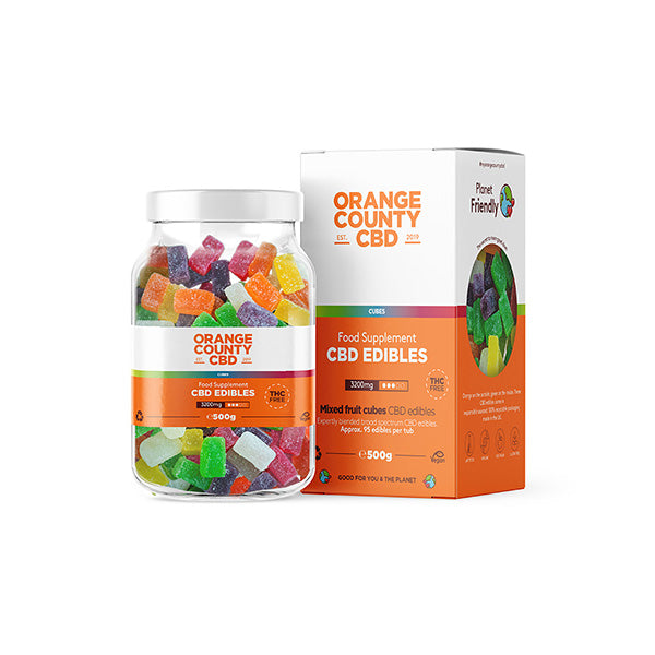 Orange County CBD 3200mg Gummies - Large Pack | Orange County | Hall of Vape |  | CBD Products