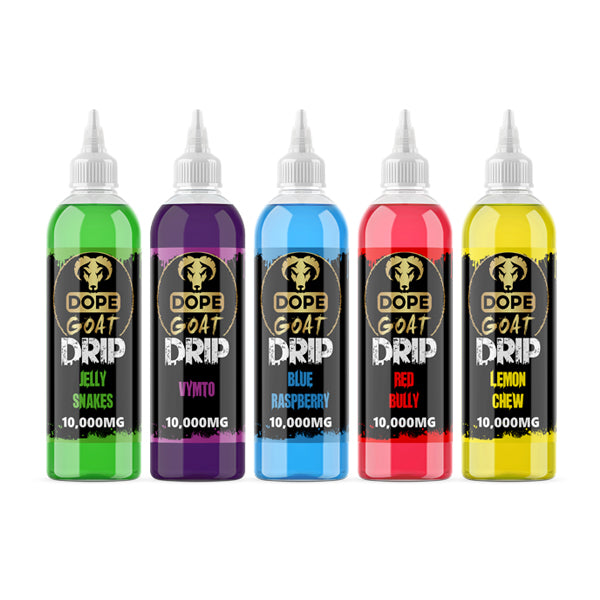 Dope Goat Drip 10,000mg CBD Vaping Liquid 250ml (70PG/30VG) | UK Flavour | Hall of Vape |  | CBD Products