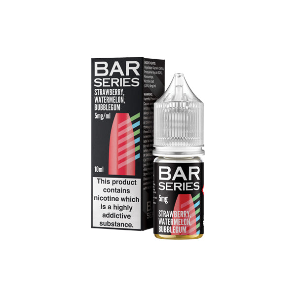 5mg Bar Series Nic Salts 10ml (50VG/50PG) | Bar Series | Hall of Vape |  | Vaping Products