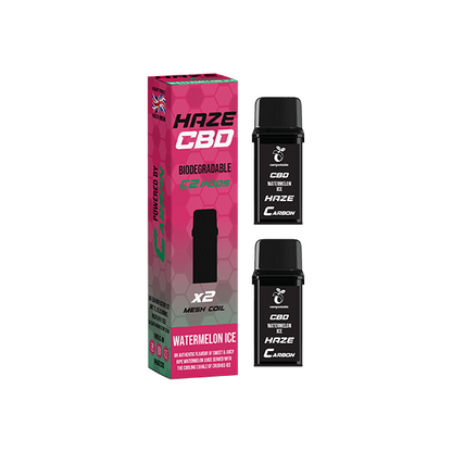 500mg Haze CBD C2 Pods - 800 puffs | Haze | Hall of Vape |  | CBD Products