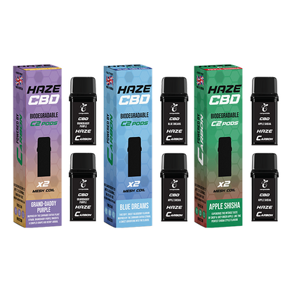 500mg Haze CBD C2 Pods - 800 puffs