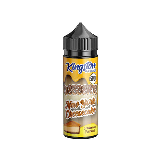 Kingston Desserts 120ml Shortfill 0mg (50VG/50PG) | Kingston | Hall of Vape |  | Vaping Products