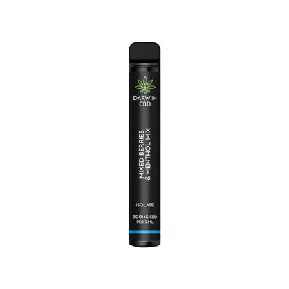 Darwin 300mg CBD Isolate Disposable Vape Device 600 Puffs